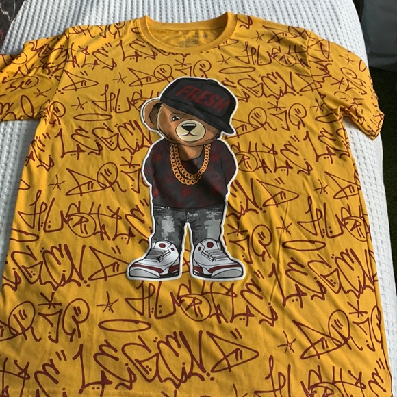 Socwatees Bear T-Shirt with socks Size Large - Picture 1 of 10